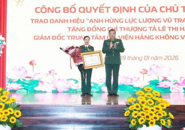 Chính thức phong tặng Anh hùng Lực lượng vũ trang nhân dân cho nữ Thượng tá nghiên cứu tên lửa của Viettel