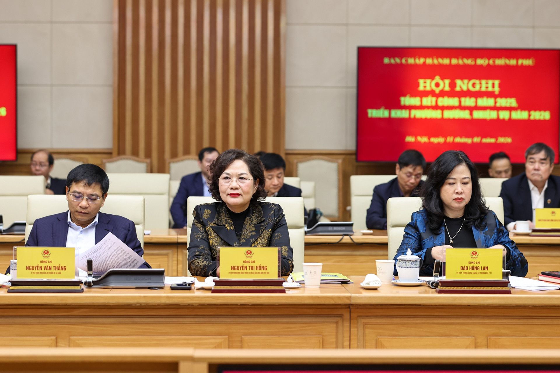 Đồng chí Phạm Minh Chính chủ trì Hội nghị tổng kết năm 2025, triển khai nhiệm vụ năm 2026 của Đảng ủy Chính phủ- Ảnh 5. Đồng chí Phạm Minh Chính chủ trì Hội nghị tổng kết năm 2025, triển khai nhiệm vụ năm 2026 của Đảng ủy Chính phủ- Ảnh 5.