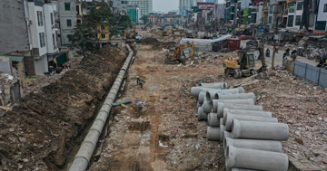 Ấn định thời điểm thông tuyến đường vành đai ‘đắt nhất hành tinh’ ở trung tâm Hà Nội