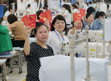 Công ty hơn 40.000 lao động ở Đồng Nai chi 600 tỉ đồng thưởng Tết cho lao động