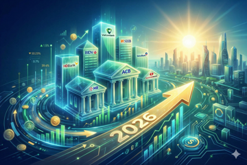 Lộ diện nhóm ngân hàng có dư địa tăng trưởng vượt trội năm 2026