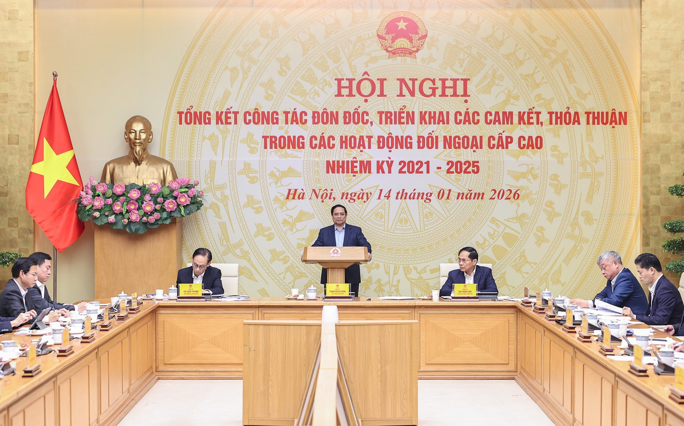 Các thỏa thuận quốc tế là kết quả của công tác đối ngoại và hội nhập quốc tế. Ảnh: VGP img8903-1768366893500280495266.jpg
