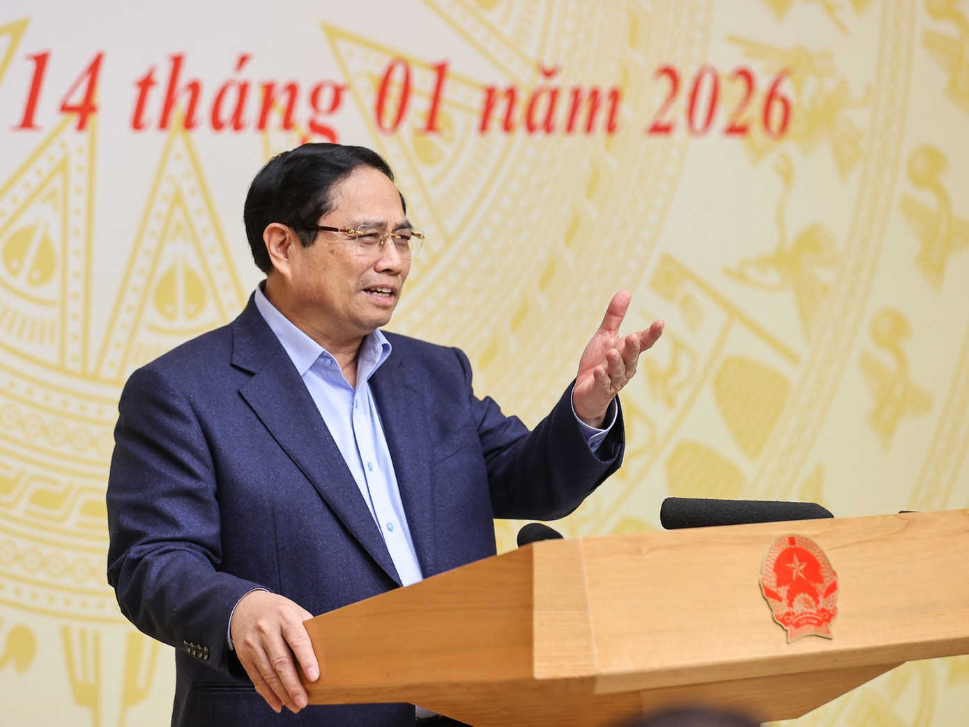Thủ tướng Phạm Minh Chính phát biểu tại hội nghị. Ảnh: VGP img8912-176836686136580107889.jpg