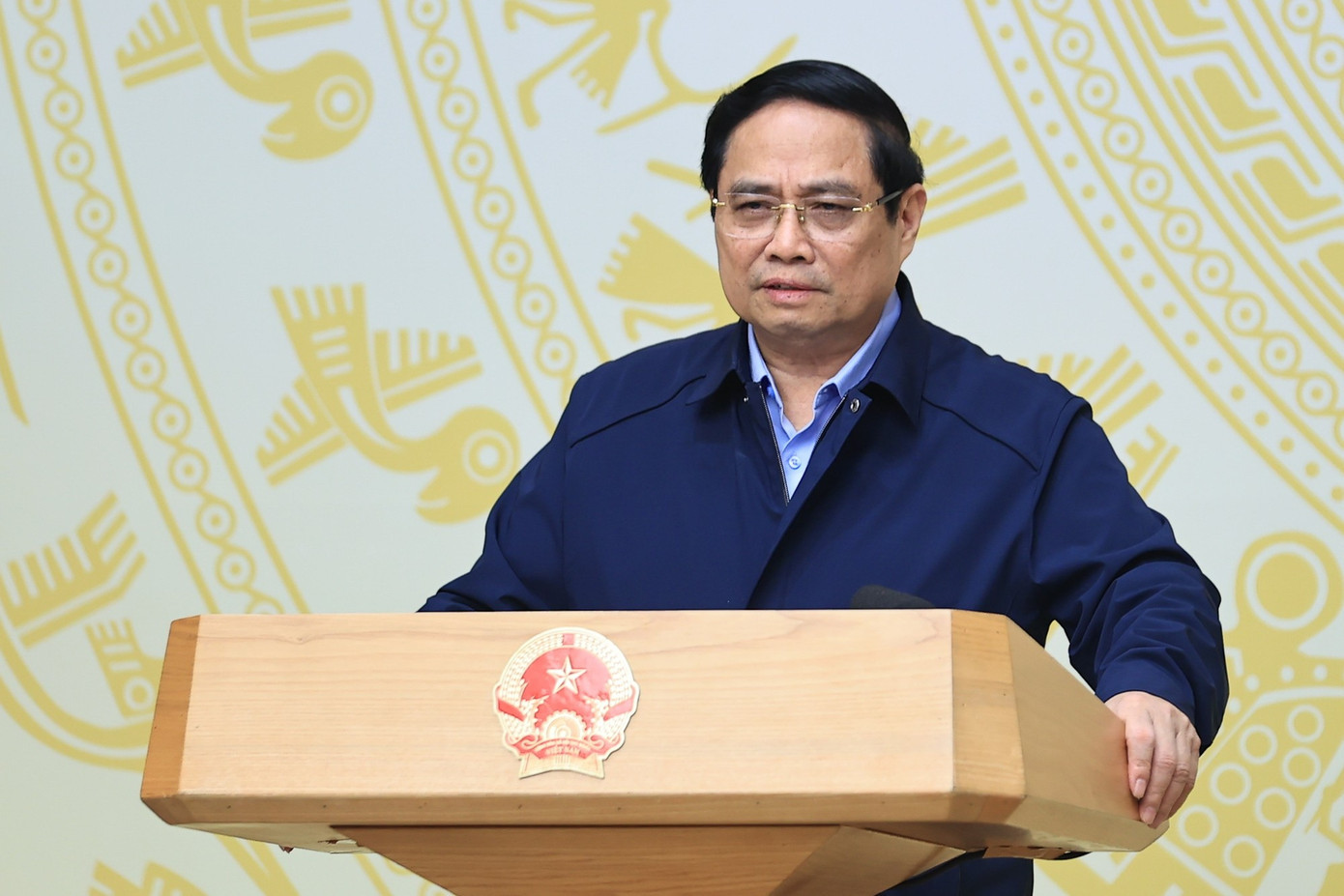Thủ tướng Chính phủ Phạm Minh Chính phát biểu. Ảnh: VGP 161ttg33.jpg