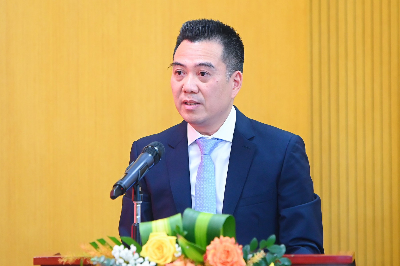 Thứ trưởng Đặng Ngọc Điệp phát biểu nhận nhiệm vụ. thu-truong-diep-24.jpg