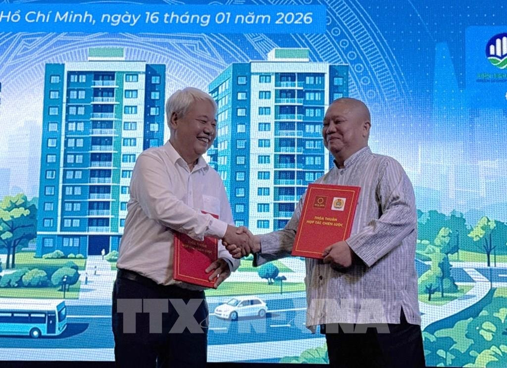 Lễ ký kết giữa Liên đoàn Lao động TP. HCM và Tập đoàn Hoa Sen
