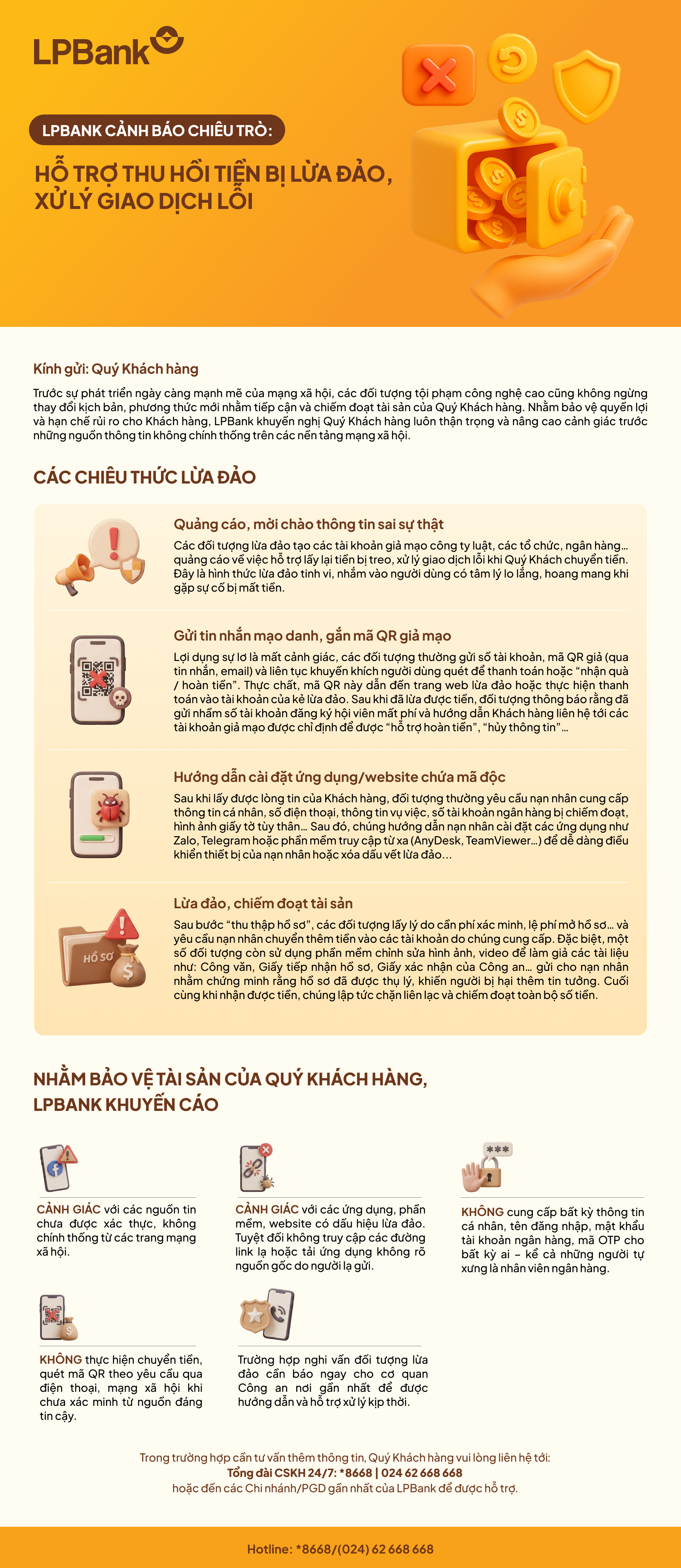 Cảnh Báo Thu hồi tiền