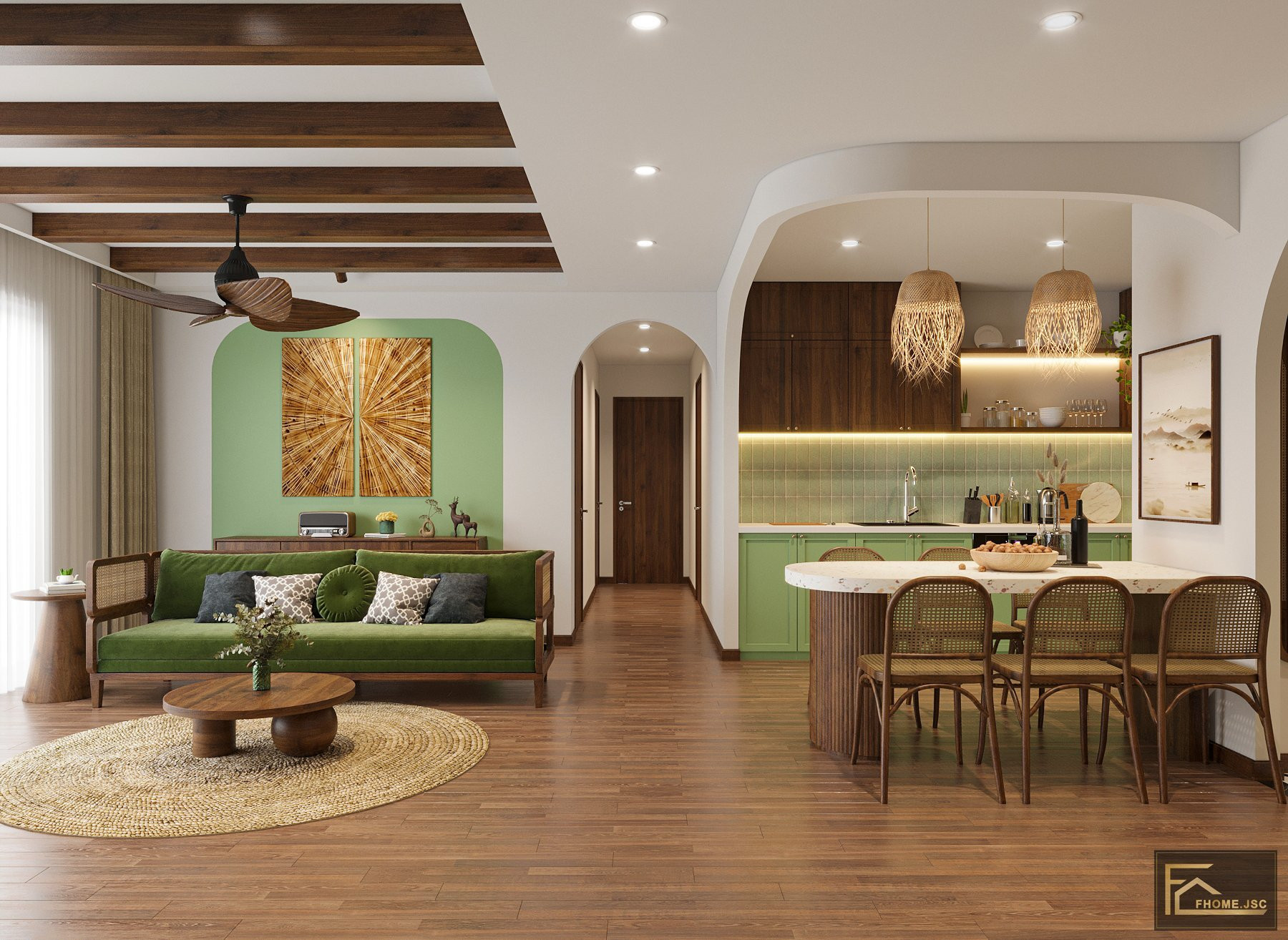 Ấn tượng với căn hộ Rustic hiện đại: Mộc mạc, tinh tế giữa lòng phố thị- Ảnh 7. Ấn tượng với căn hộ Rustic hiện đại: Mộc mạc, tinh tế giữa lòng phố thị- Ảnh 7.