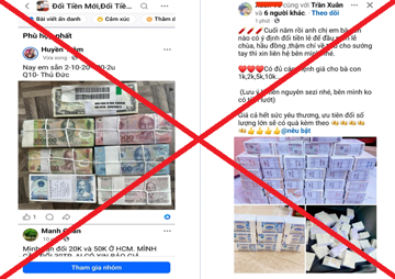 Cảnh báo quan trọng tới người dân có nhu cầu đổi tiền mới, tiền lẻ để mừng tuổi dịp Tết Nguyên đán