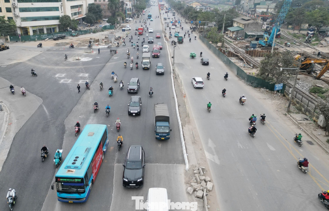 Nút giao Giải Phóng - Kim Đồng đã được dỡ rào thi công hầm chui Vành đai 2,5. tp-1.jpg