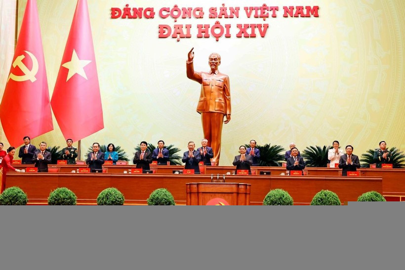 Đoàn Chủ tịch phiên trù bị Đại hội XIV của Đảng. (Ảnh: TTXVN) Đoàn Chủ tịch phiên trù bị Đại hội XIV của Đảng. (Ảnh: TTXVN)