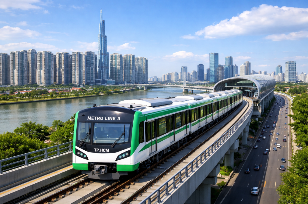 Masterise được chấp thuận nghiên cứu tuyến Metro số 3 dài gần 46km tại TP. HCM. Ảnh minh họa Masterise được chấp thuận nghiên cứu tuyến Metro số 3 dài gần 46km tại TP. HCM. Ảnh minh họa