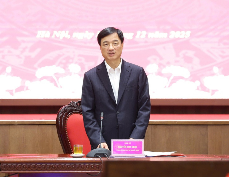 Bí thư Thành ủy Nguyễn Duy Ngọc, Trưởng ban Chỉ đạo phát biểu kết luận Hội nghị. Nguồn ảnh: Hanoi.gov.vn Bí thư Thành ủy Nguyễn Duy Ngọc, Trưởng ban Chỉ đạo phát biểu kết luận Hội nghị. Nguồn ảnh: Hanoi.gov.vn