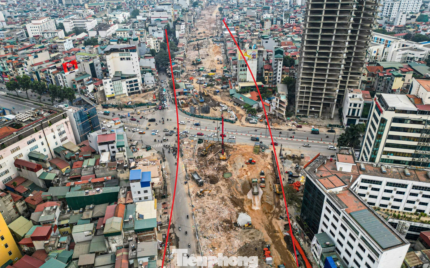 Sở Xây dựng Hà Nội sẽ cấm ô tô lưu thông trên đường La Thành chiều La Thành Voi Phục để xây cầu vượt. tp-9a.jpg