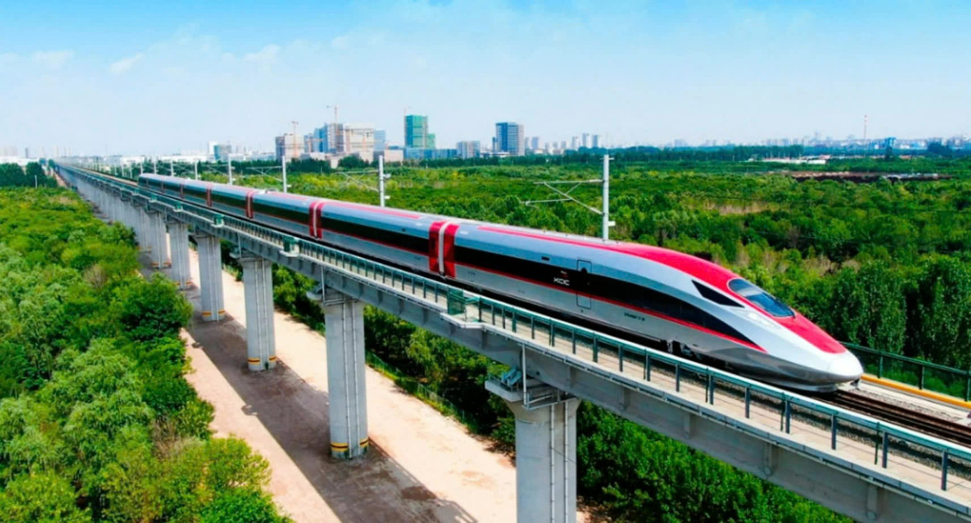 Đường sắt tốc độ cao Bắc - Nam đặt mục tiêu khởi công trong năm nay. Ảnh minh họa: Xinhua. duong-sat-toc-do-cao.jpg