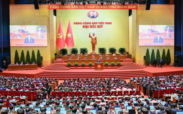 Đại hội XIV của Đảng bước vào ngày làm việc chính thức thứ ba, thực hiện nhiều nội dung quan trọng