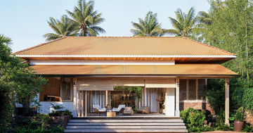Yên bình trong không gian đương đại kết hợp truyền thống của căn nhà cấp 4 giữa vùng quê