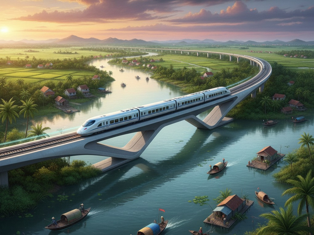Tuyến đường sắt chiến lược kết nối đến tỉnh duy nhất có 3 mặt giáp biển nhận chỉ đạo mới từ Bộ Xây dựng- Ảnh 2. Tuyến đường sắt chiến lược kết nối đến tỉnh duy nhất có 3 mặt giáp biển nhận chỉ đạo mới từ Bộ Xây dựng- Ảnh 2.