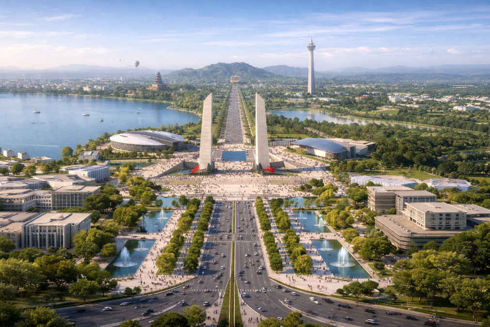 Hà Nội tiếp tục hình thành đại lộ - quảng trường hồ Tây - Cổ Loa. Ảnh minh họa Hà Nội tiếp tục hình thành đại lộ - quảng trường hồ Tây - Cổ Loa. Ảnh minh họa