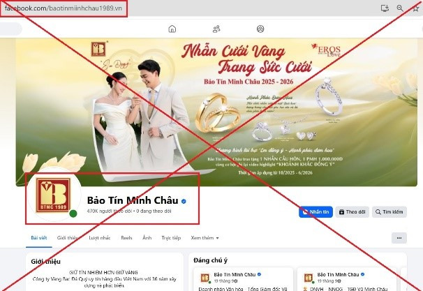 Công an phát cảnh báo nóng về fanpage ‘Bảo Tín Minh Châu’ - ảnh 1
