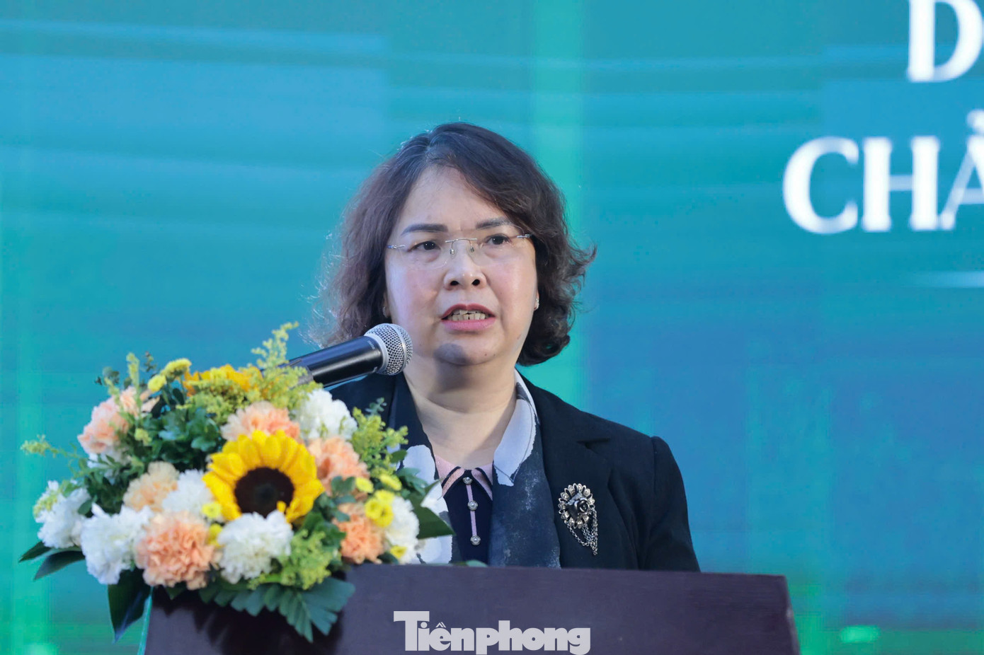 Bà Đoàn Thị Thanh Mỹ - Phó Cục trưởng Cục Quản lý đất đai, Bộ Nông nghiệp và Môi trường tại Hội thảo. Ảnh: Trọng Tài. tp-ba-doan-thanh-my.png