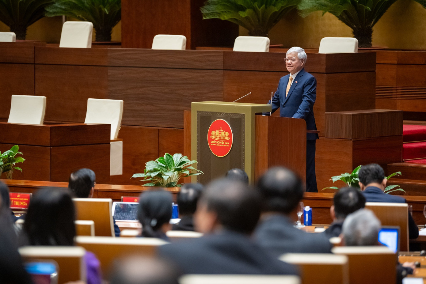 Phó Chủ tịch Thường trực Quốc hội Đỗ Văn Chiến. Ảnh: PT 261ctqh2.jpg