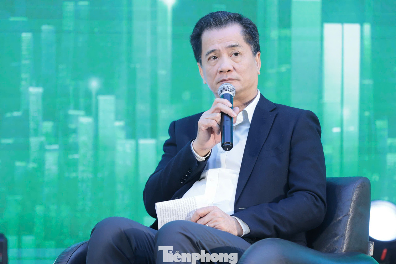 Ông Nguyễn Văn Đính - Phó Chủ tịch Hiệp hội Bất động sản Việt Nam tại hội thảo của Báo Tiền Phong sáng nay (25/1). Ảnh: Trọng Tài. tp-ong-nguyen-van-dinh.png