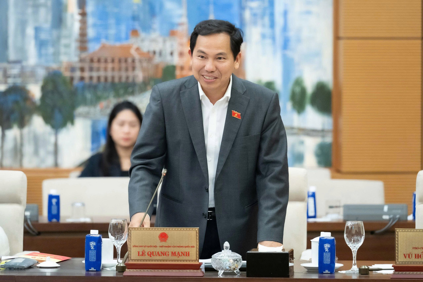 Tổng Thư ký, Chủ nhiệm Văn phòng Quốc hội Lê Quang Mạnh. Ảnh: QH 271qh7.jpg