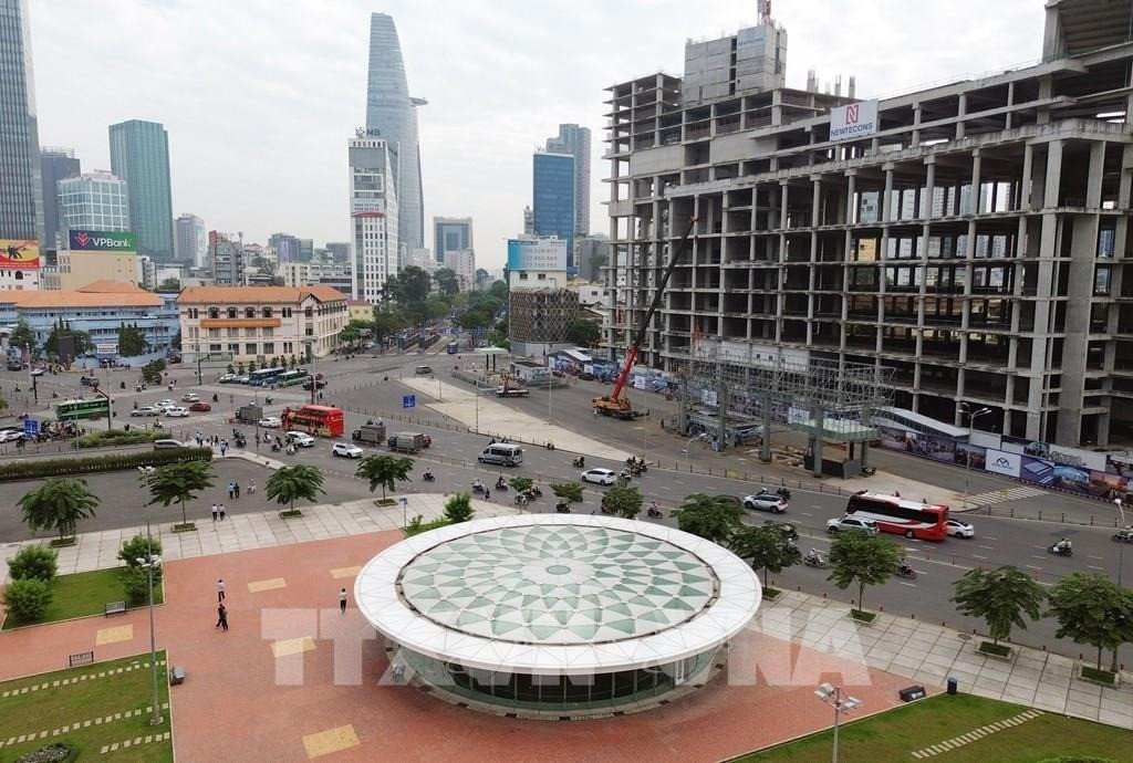 Chốt mốc thời gian động thổ tuyến metro Bến Thành - Thủ Thiêm- Ảnh 1. Chốt mốc thời gian động thổ tuyến metro Bến Thành - Thủ Thiêm- Ảnh 1.