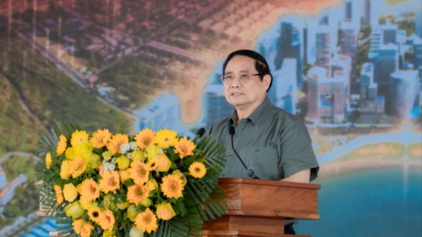 Thủ tướng Phạm Minh Chính phát biểu tại lễ khởi công. z7476128811469-8f6c57d89aabcefafe53a98d116691b1-9946.jpg