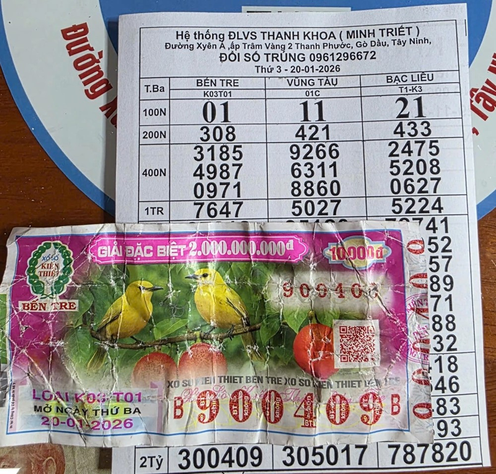 Cô gái Tây Ninh vứt nhầm vé số trúng giải phụ đặc biệt vào thùng rác - ảnh 1