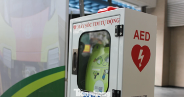 Lắp đặt máy sốc tim tự động tại ga tàu điện Cát Linh - Hà Đông
