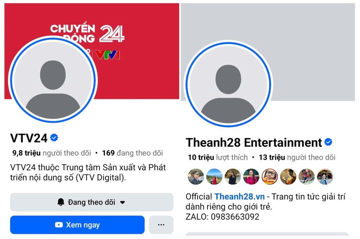 Vì sao VTV24 và hàng loạt tài khoản Facebook đột ngột gỡ ảnh đại diện trong sáng 3/1?