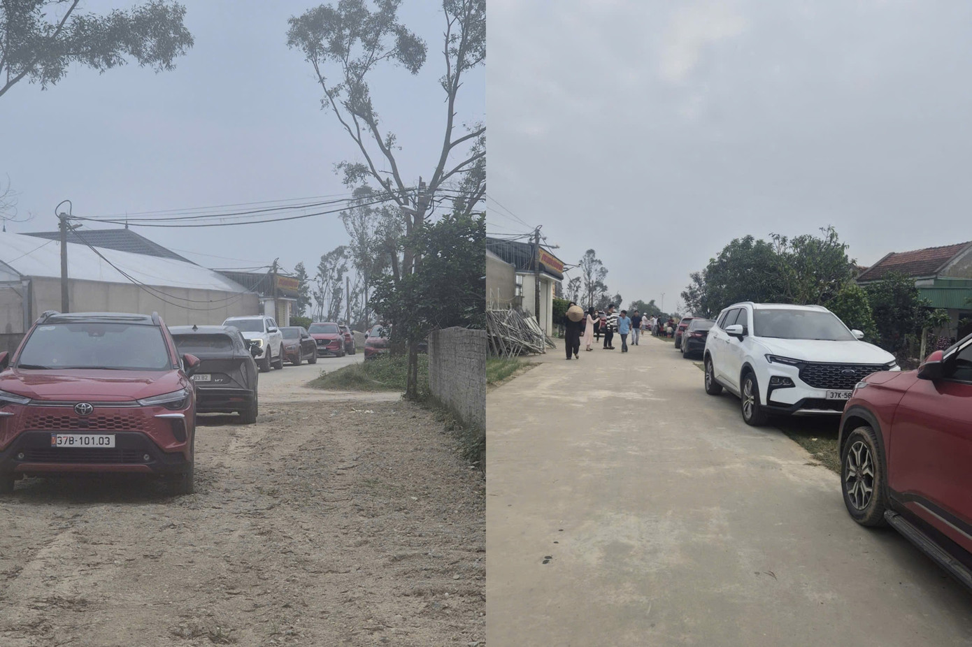Dòng xe nối dài xem đất ở Nghi Phong. z7384345273805-f53e33d84c7c061a01132dc3e4617c23.jpg