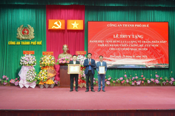 Truy tặng danh hiệu Anh hùng LLVTND thời kỳ kháng chiến chống Mỹ, cứu nước cho liệt sĩ Đỗ Ngọc Huyền