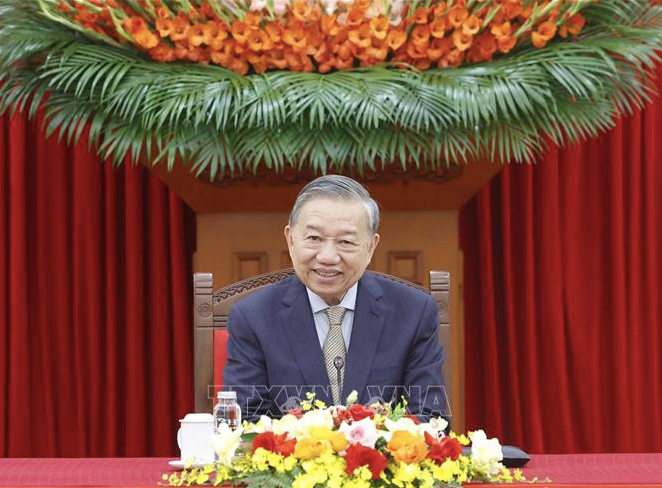 Tổng Bí thư Tô Lâm tại cuộc điện đàm với Tổng thống Hàn Quốc Lee Jae Myung. Ảnh: TTXVN screen-shot-2026-01-30-at-70220-pm.png