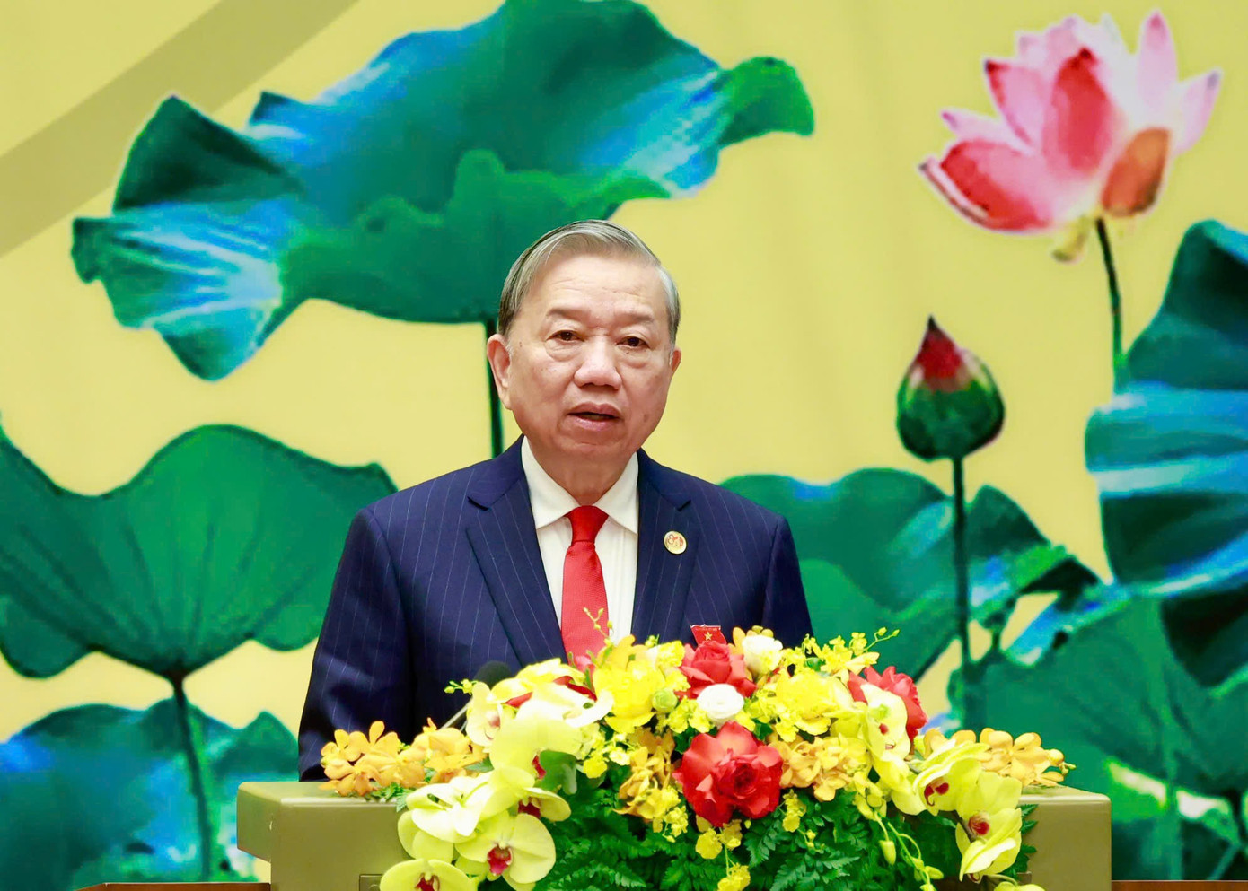 Tổng Bí thư Tô Lâm phát biểu tại Lễ kỷ niệm. Ảnh: Như Ý 61tbt2.jpg