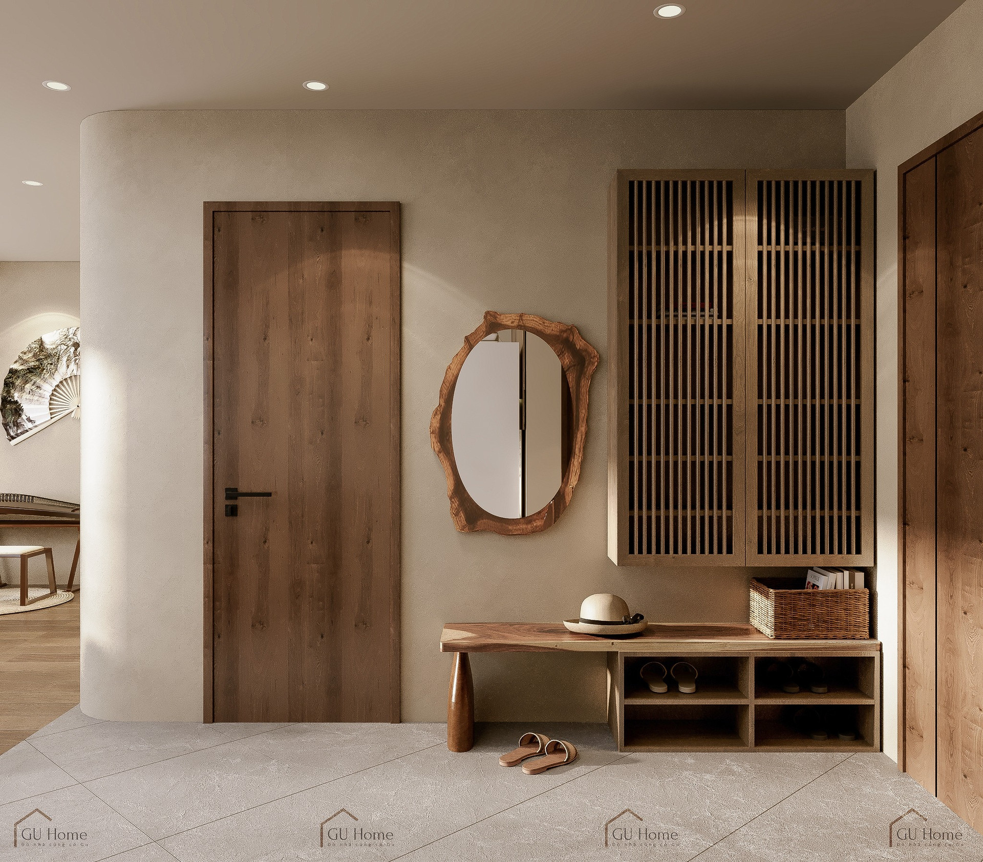 Đi tìm giải pháp kiến trúc cho căn hộ 3 thế hệ hiện đại mang tinh thần Indochine- Ảnh 7. Đi tìm giải pháp kiến trúc cho căn hộ 3 thế hệ hiện đại mang tinh thần Indochine- Ảnh 7.