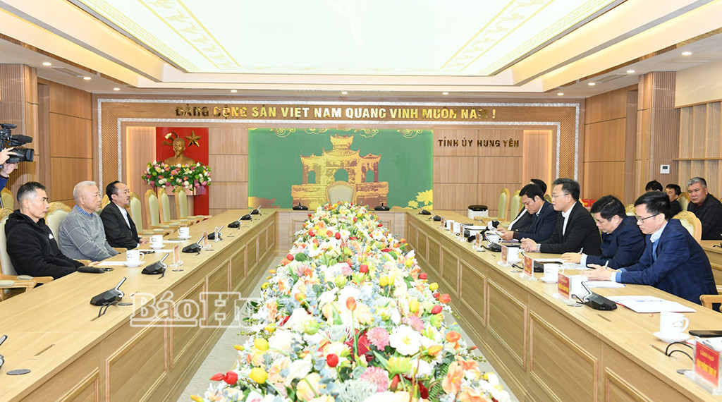 Hình ảnh tại buổi làm việc. Nguồn ảnh: Báo Hưng Yên Hình ảnh tại buổi làm việc. Nguồn ảnh: Báo Hưng Yên