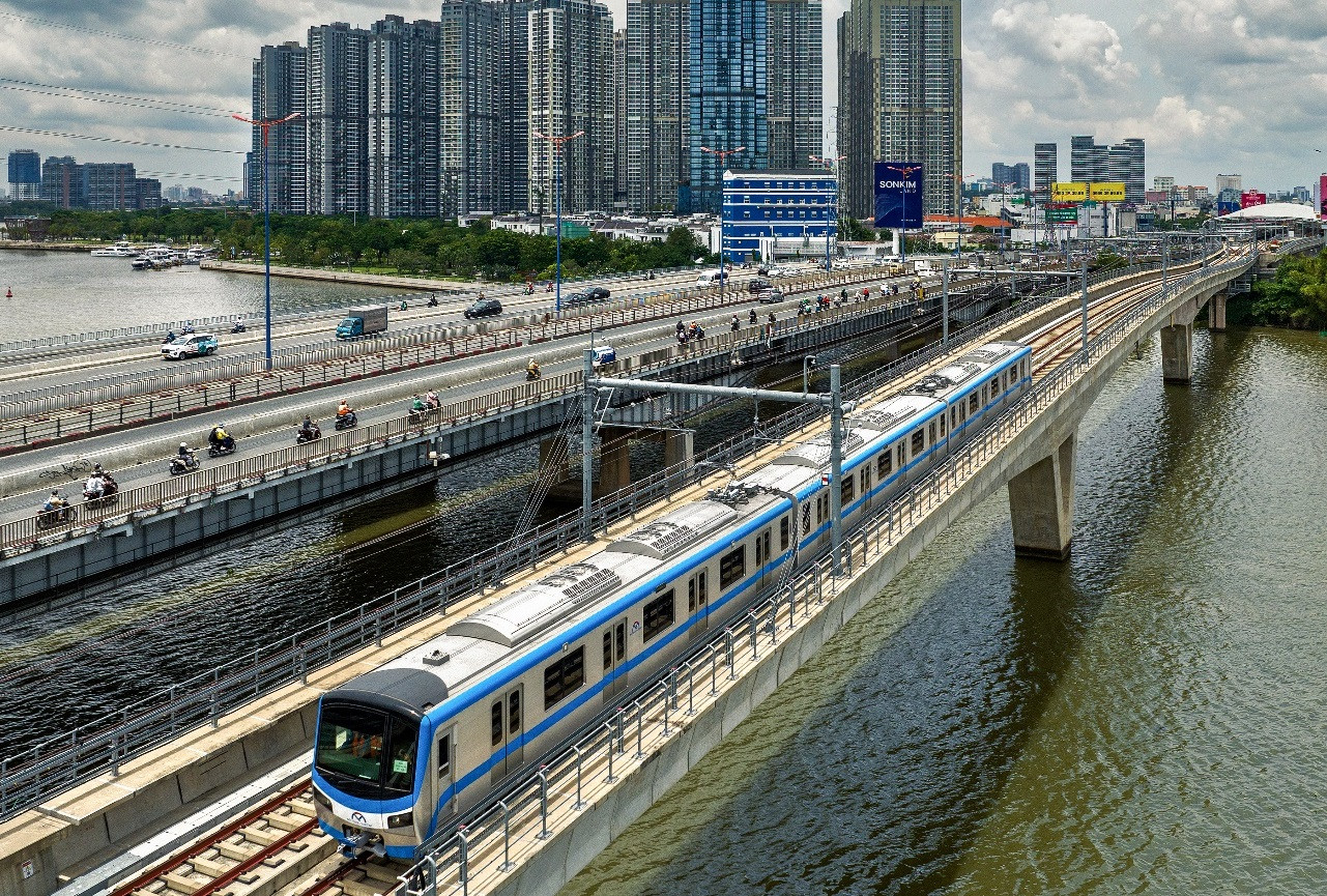 Tuyến Metro Bến Thành - Suối Tiên. Nguồn ảnh: Internet Tuyến Metro Bến Thành - Suối Tiên. Nguồn ảnh: Internet