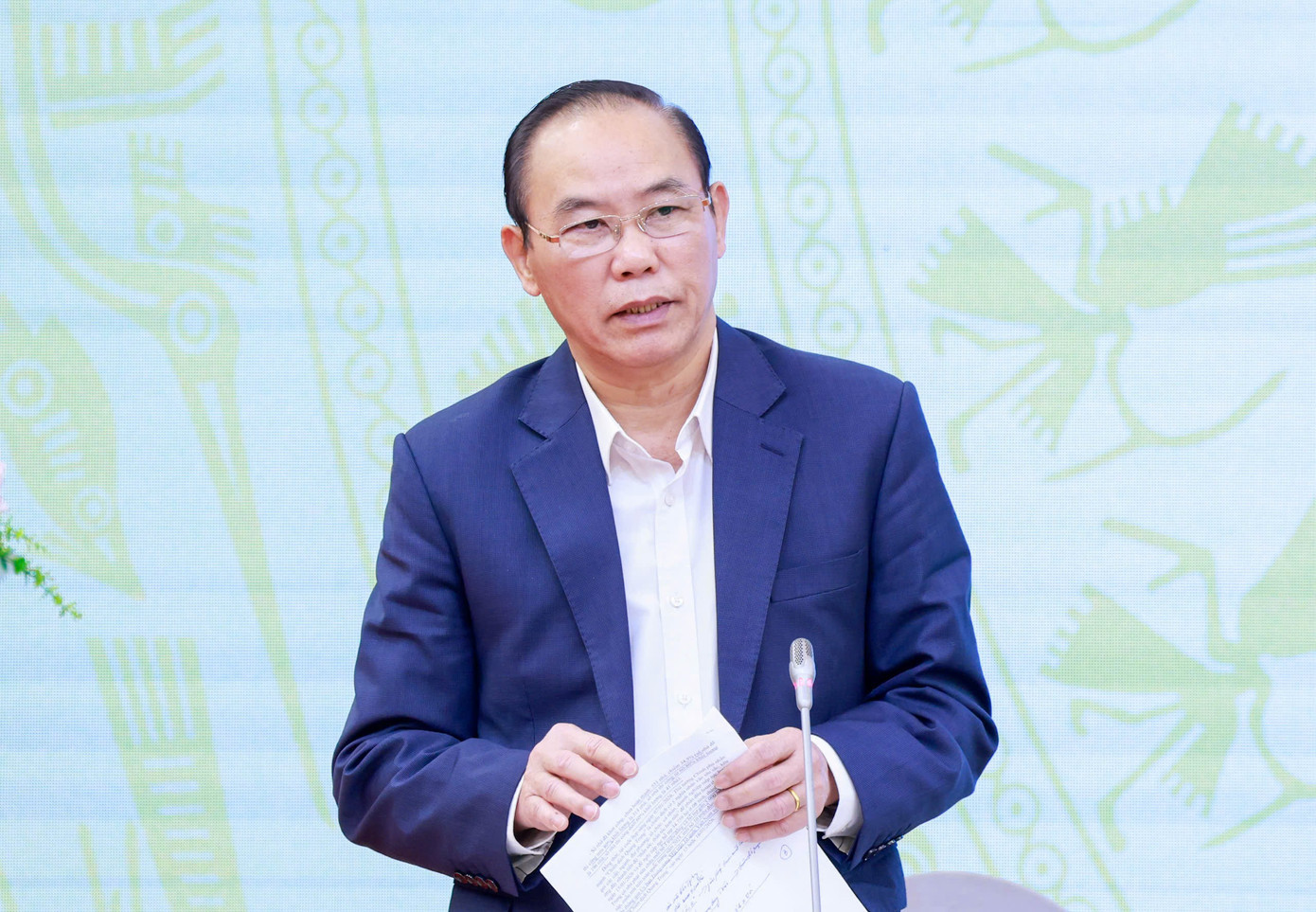 Thứ trưởng Bộ Nông nghiệp và Môi trường Phùng Đức Tiến. Ảnh: Như Ý 81tien.jpg