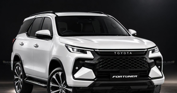 Bản xem trước khác lạ của Toyota Fortuner đời mới