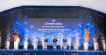 Siêu dự án 86.000 tỷ đồng của FPT chính thức khởi công tòa nhà đầu tiên, quy tụ 6.000 chuyên gia đến làm việc