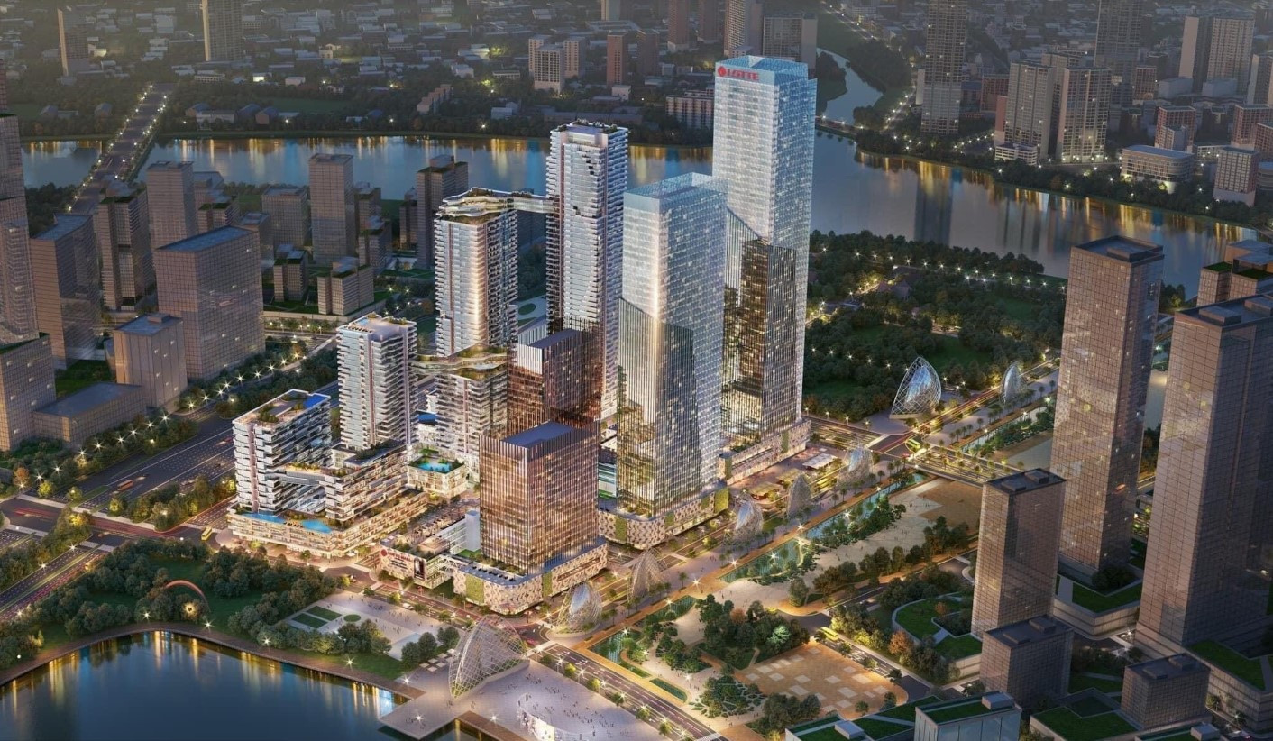Phối cảnh dự án Lotte Eco Smart City Thu Thiem