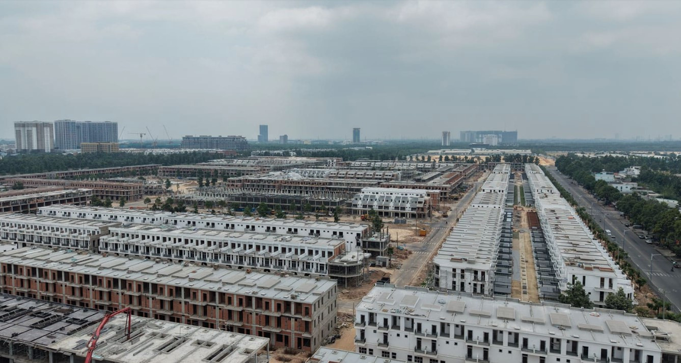 Tiến độ xây dựng Green City Bình Dương đang được đẩy nhanh trong năm 2026