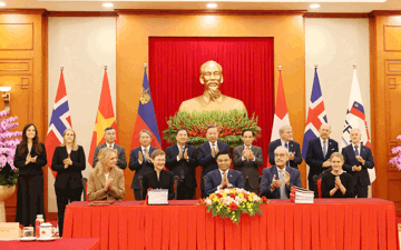 Chính thức ký kết Hiệp định thương mại tự do Việt Nam - EFTA