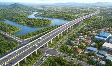 'Lên đời' 8 làn xe cây cầu kết nối Tây Nguyên với sân bay lớn nhất và siêu cảng lớn nhất Việt Nam