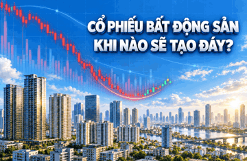 Cổ phiếu bất động sản đã giảm 40%, khi nào sẽ tạo đáy?