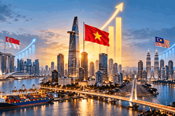 Cùng công bố tăng trưởng GDP quý III/2026, Việt Nam đạt mức cao gần gấp đôi Singapore và Malaysia