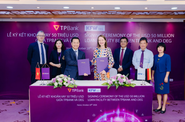 Một ngân hàng vừa ký khoản vay 50 triệu USD với định chế tài chính Đức